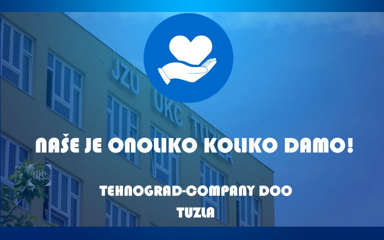 Donacija 1000 zaštitnih odijela JZU UKC-u Tuzla