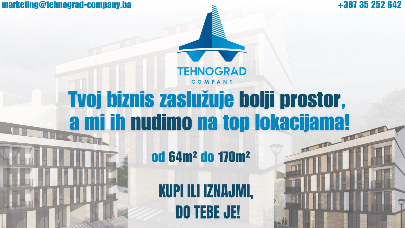 Moderni poslovni prostori u Tuzli - Tehnograd-Company